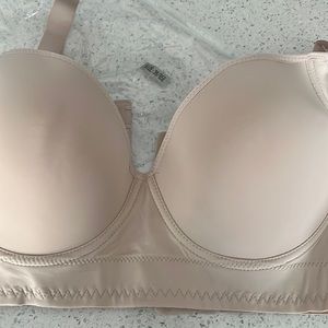 Maureen-JC Modern Breakthrough Deep Cup Bra Nude 38DD 38E Brand New